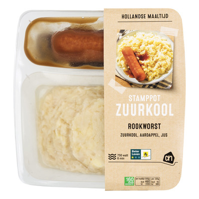 Huismerk Hollandse stamppot zuurkool