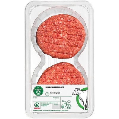Huismerk runderhamburger 4 stuks