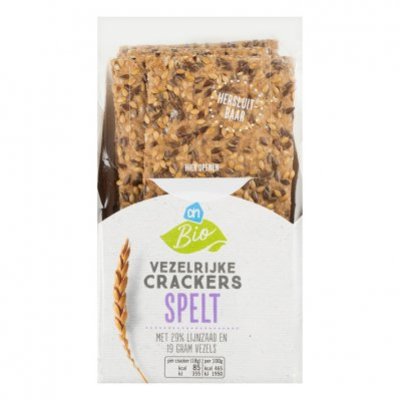 Huismerk Biologisch Vezelrijke spelt cracker