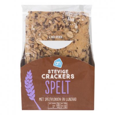 Huismerk Stevige speltcrackers
