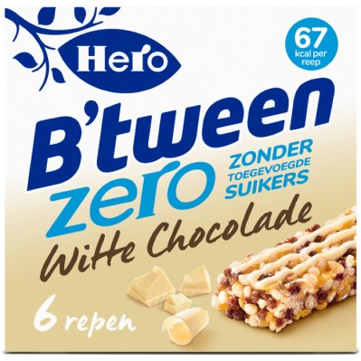 Hero B'tween granenreep witte chocolade