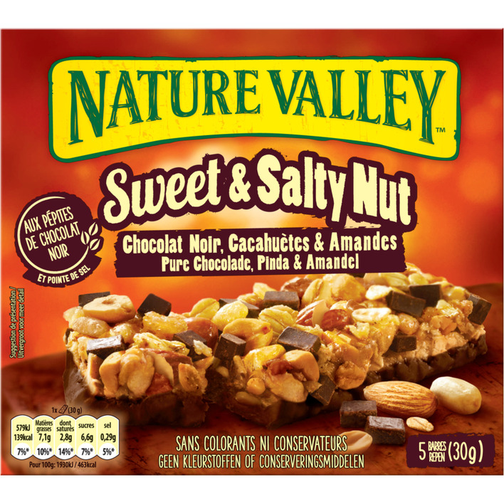 Nature Valley Sweet & salty nut pure chocolade