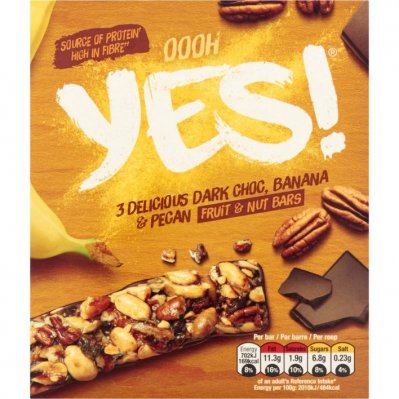 Yes Dark chocolate banaan & pecan
