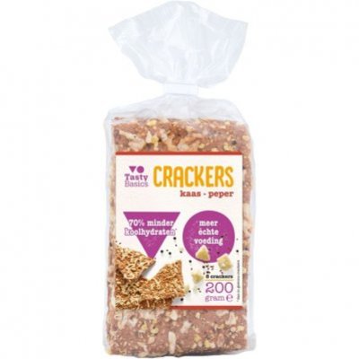 TastyBasics Crackers kaas peper