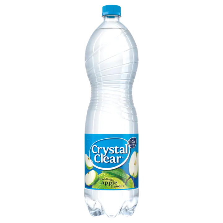 Crystal Clear Sparkling Apple Smaak