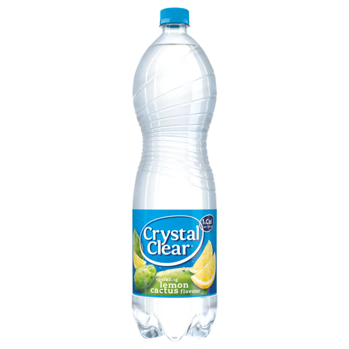 Crystal Clear Sparkling Lemon Cactus Smaak