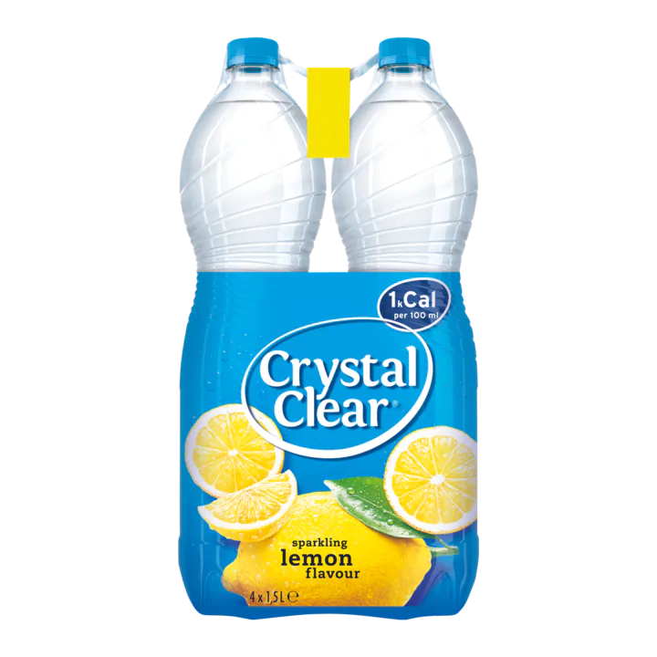 Crystal Clear Sparkling Lemon Smaak