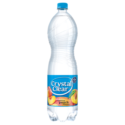 Crystal Clear Sparkling Peach Flavour
