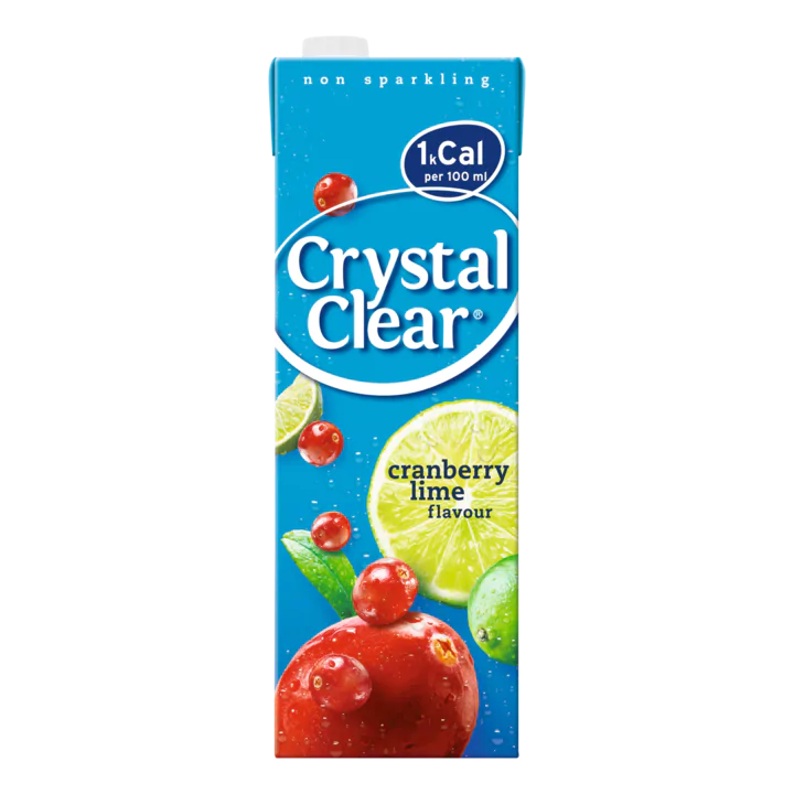Crystal Clear Cranberry Lime Smaak