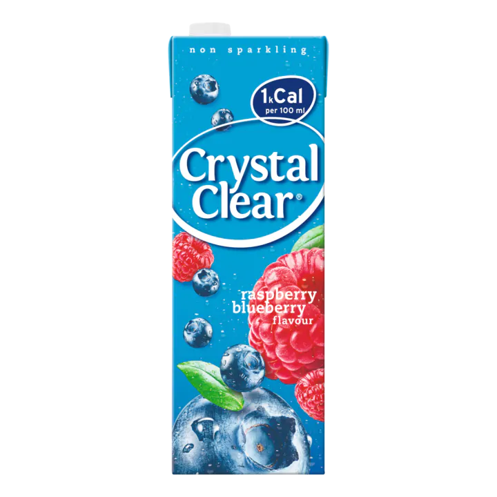 Crystal Clear Raspberry Blueberry Smaak