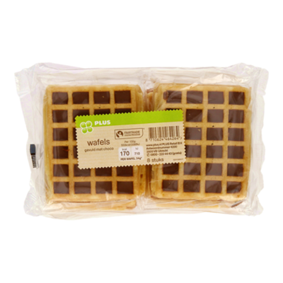 Huismerk Wafels Choco Fairtrade
