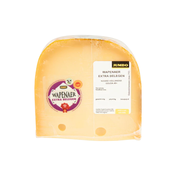 Huismerk Wapenaer Extra Belegen Noord Hollandse Gouda Stuk 48+