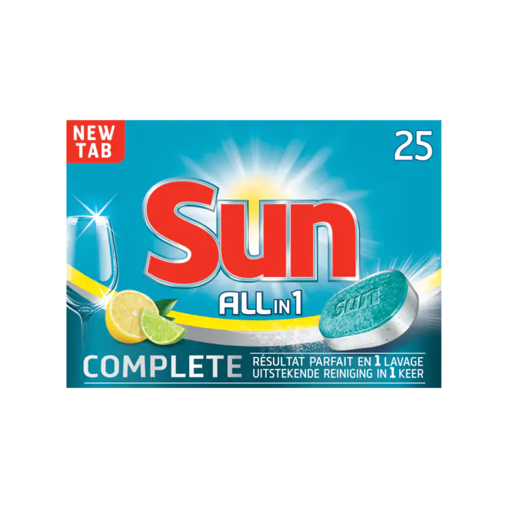 Sun Vaatwastabletten All in 1 Citroen
