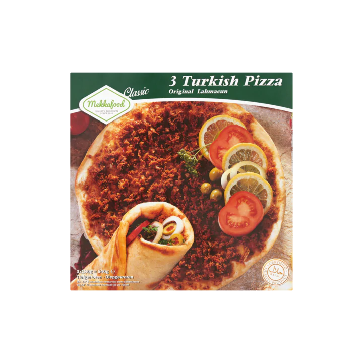 Mekkafood Classic 3 Turkish Pizza Original Lahmacun