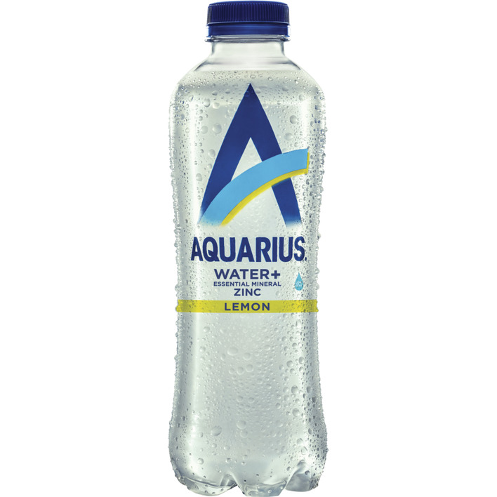 Aquarius Water+ zinc lemon