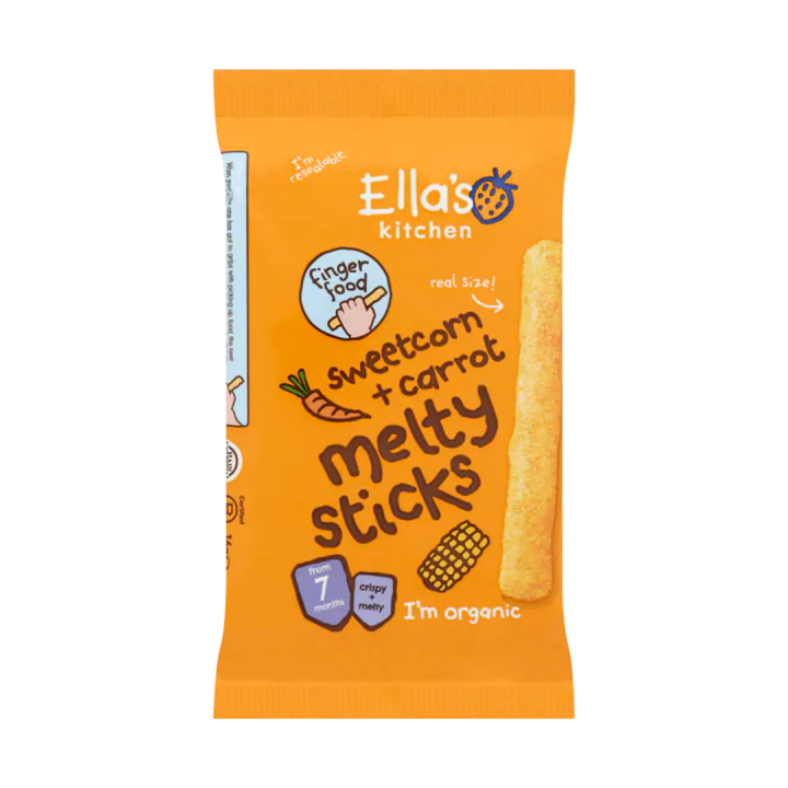 Ella's Kitchen Zoete Maïssticks met Wortel