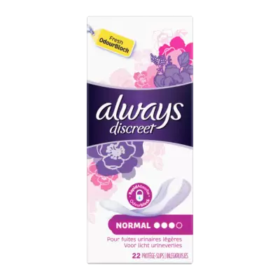 Always Discreet Normal Inlegkruisjes 22, Voor Urineverlies