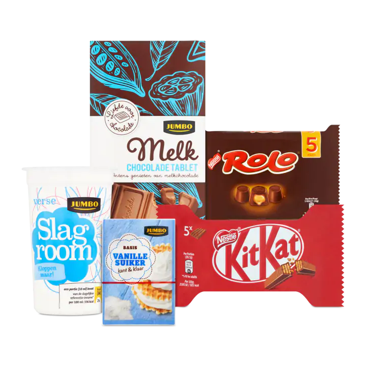 Creamy KITKAT-ROLO-Taart
