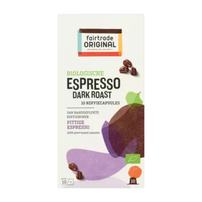 Fairtrade Original Biologische Espresso Dark Roast 10 Stuks
