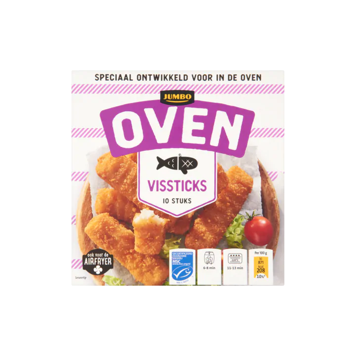 Huismerk Oven Vissticks 10 Stuks
