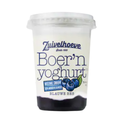 Zuivelhoeve Boer'n Yoghurt Blauwe Bes