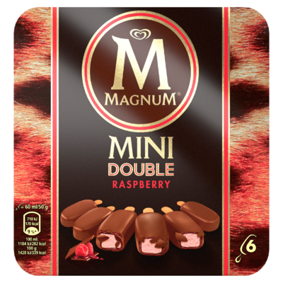 Magnum Double Raspberry Mini IJs 6 x 60 ml