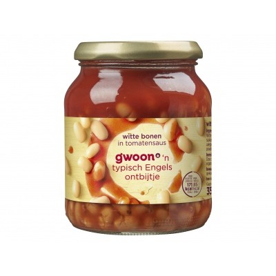 Huismerk Witte bonen in tomatensaus