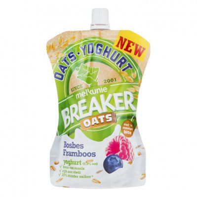 Melkunie Breaker oats framboos bosbes