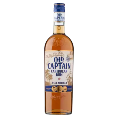 Old Captain Caribbean Rum Well Matured
