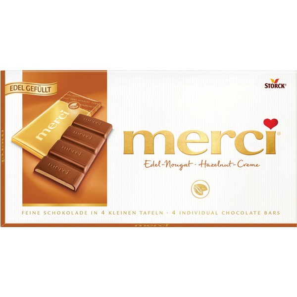 Merci tablet hazelnoot creme