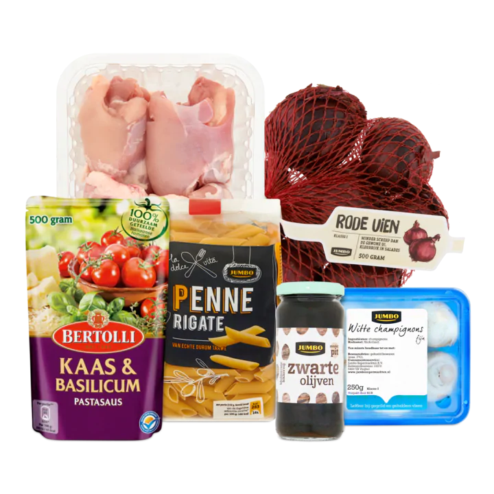 Bertolli Penne met Kip Kaas en Basilicum