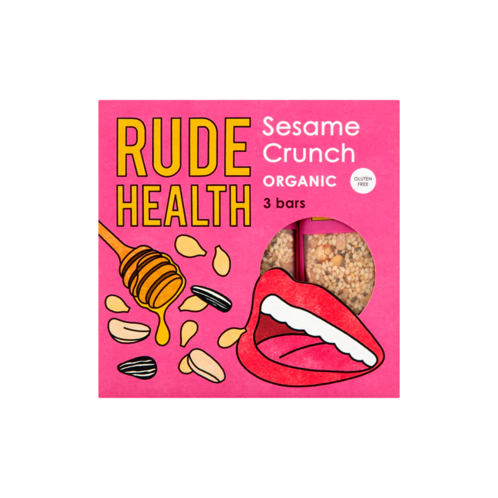 Rude Health Sesame Crunch Organic Bars