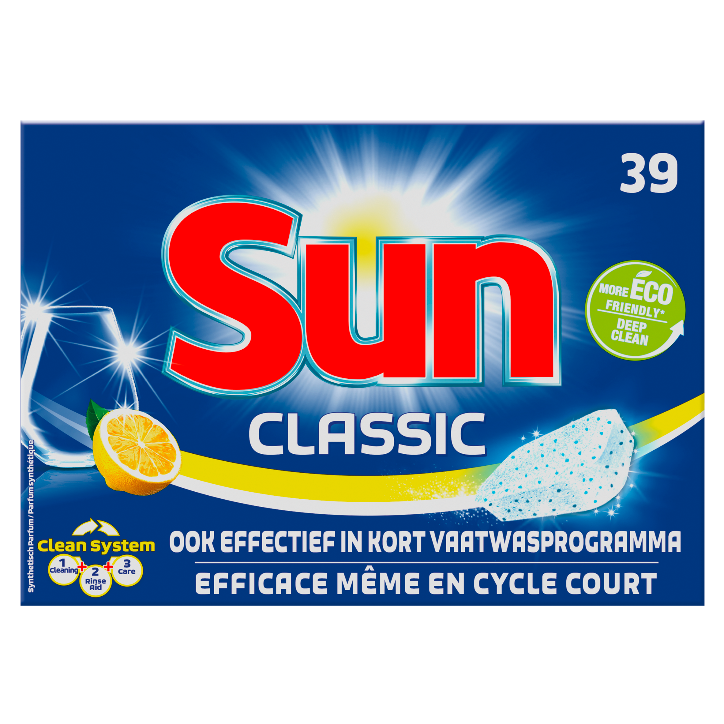 Sun Classic Vaatwastabletten Citroen 39 Stuks
