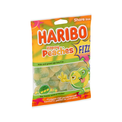 Haribo Happy Peaches F!ZZ Share Size