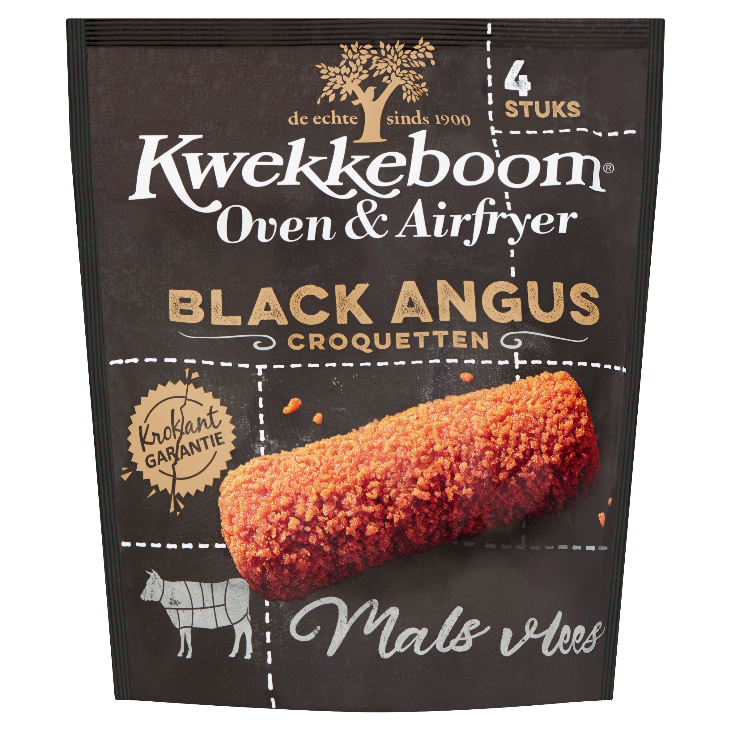 Kwekkeboom Oven & Airfryer Black Angus Croquetten 4 Stuks 300 g