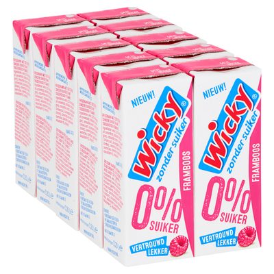 Wicky Framboos 0% 10x20 cl