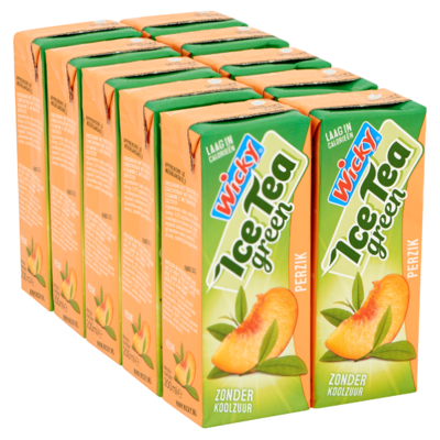 Wicky Ijsthee perzik 10x20 cl
