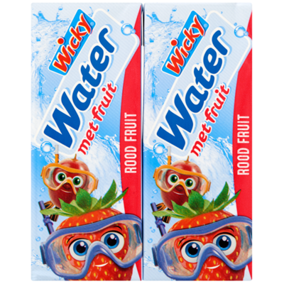 Wicky Water met rood fruit 10x20 cl