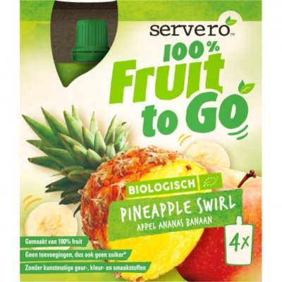 Servero 100% fruit to go pineapple swirl