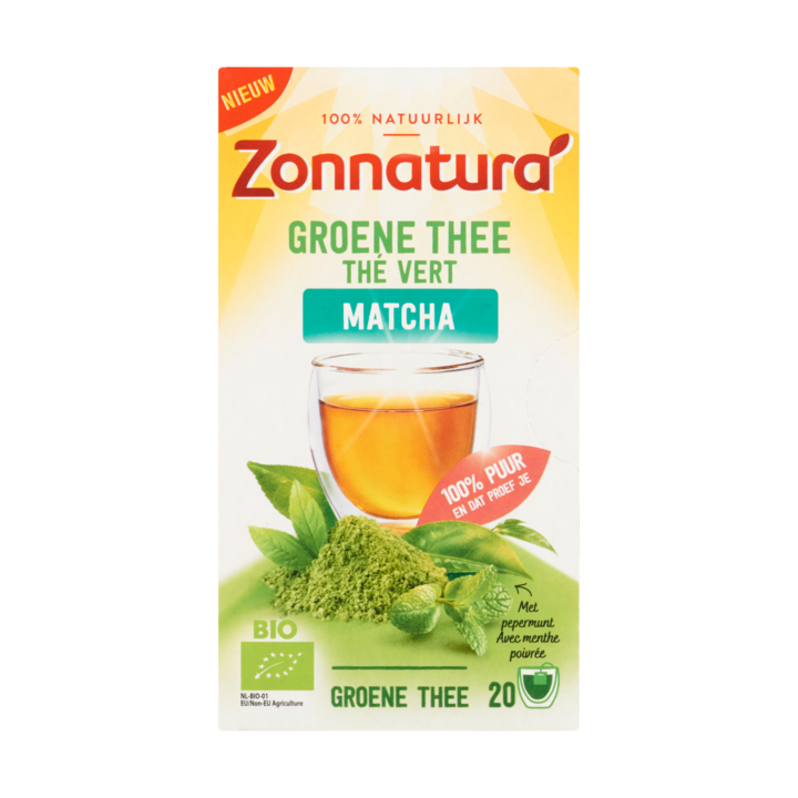 Zonnatura Groene Thee Matcha 20 Zakjes