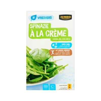 Huismerk Spinazie à la Crème Deelblokjes Vriesvers