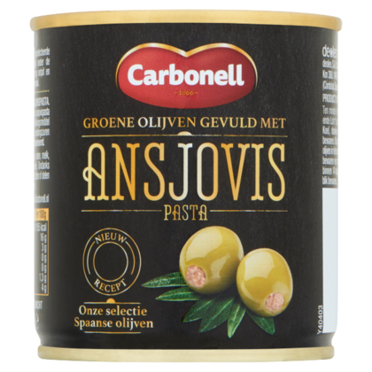 Carbonell Groene Olijven met ansjovis