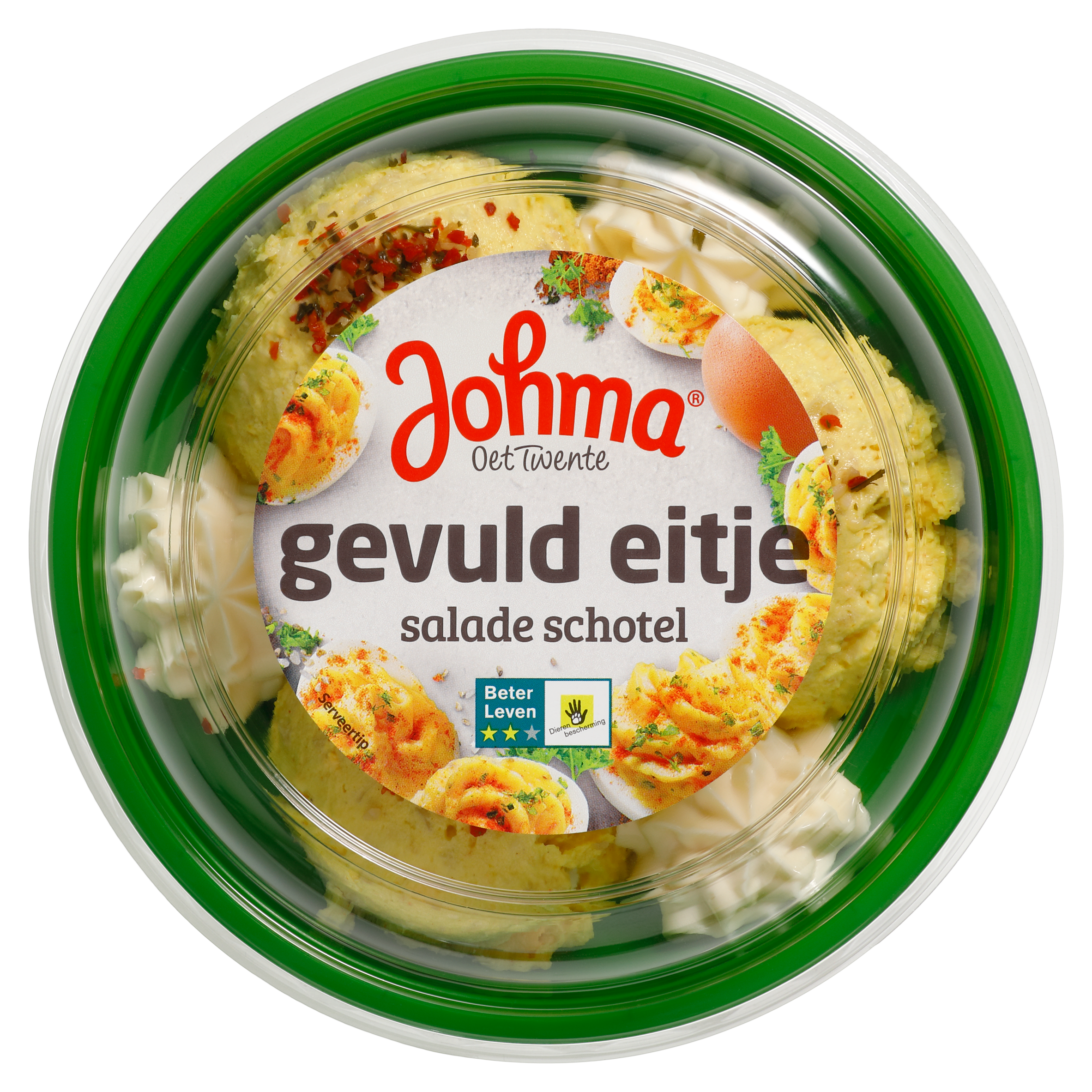 Johma Gevuld Eitje Salade Schotel 375 g