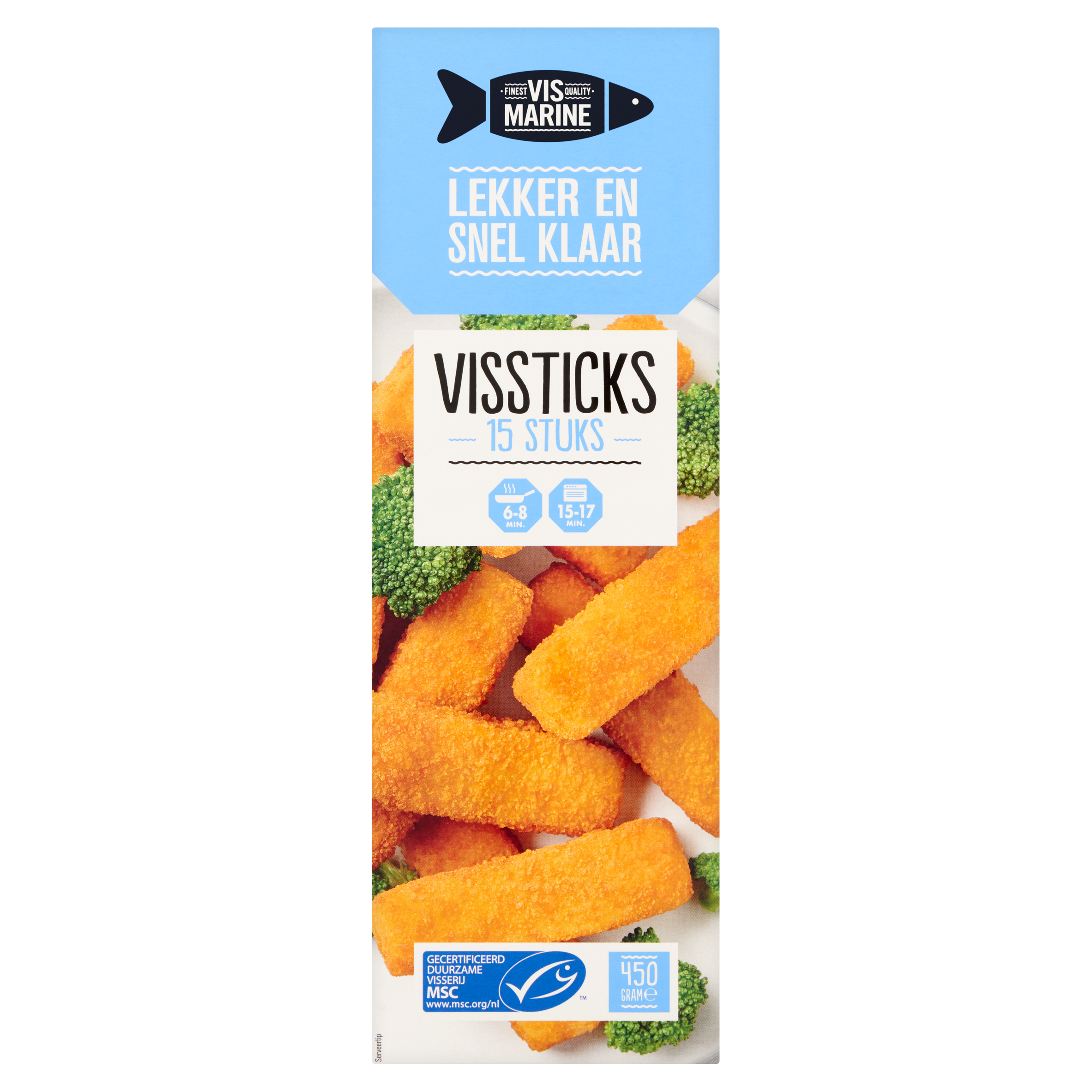 Vismarine Vissticks 15 Stuks 450 g