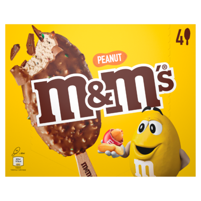 M&M's® Pinda IJs 4 Stuks
