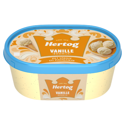 Hertog Vanille Roomijs 480 g