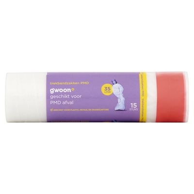 G'woon Pdm Trekbandzakken Transparant 35l