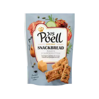 Jos Poell Snackbread Kaas & Pompoenpitten