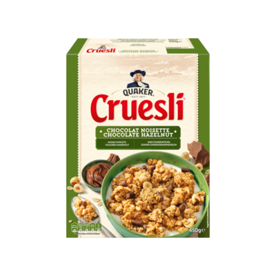 Quaker Cruesli Chocolade Hazelnoot