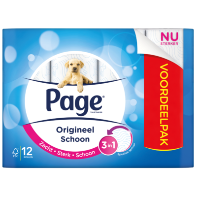 Page Toiletpapier origineel